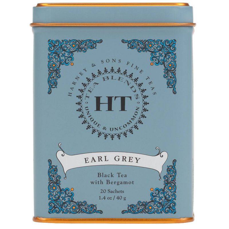 slide 1 of 6, Harney & Sons Earl Grey Black Tea with Bergamot Sachets - 20ct, 20 ct