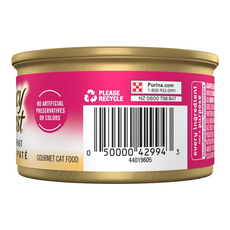 slide 5 of 5, Purina Fancy Feast Classic Paté Gourmet Wet Cat Food Chicken Feast - 3oz, 3 oz