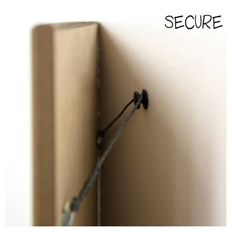 slide 4 of 4, Under the Roof Decorating Nails Small Head Sampler Pack: Decorative Wall Fasteners, Black & Silver, 8 Pieces, 8 ct