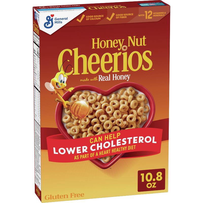 slide 1 of 9, Honey Nut Cheerios Breakfast Cereal - 10.8oz - General Mills, 10.8 oz