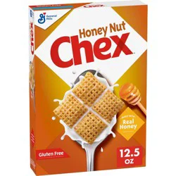 Chex Gluten Free Honey Nut Breakfast Cereal - 12.5oz - General Mills: Whole Grain, Plant-Based