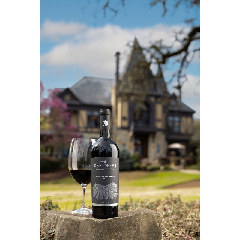 slide 5 of 7, Beringer Knights Valley Cabernet Sauvignon Red Wine - 750ml Bottle, 750 ml