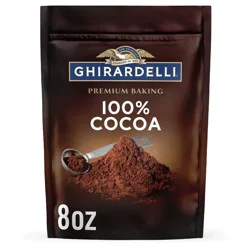 GHIRARDELLI Premium Baking 100% Cocoa Unsweetened Cocoa Powder - 8oz
