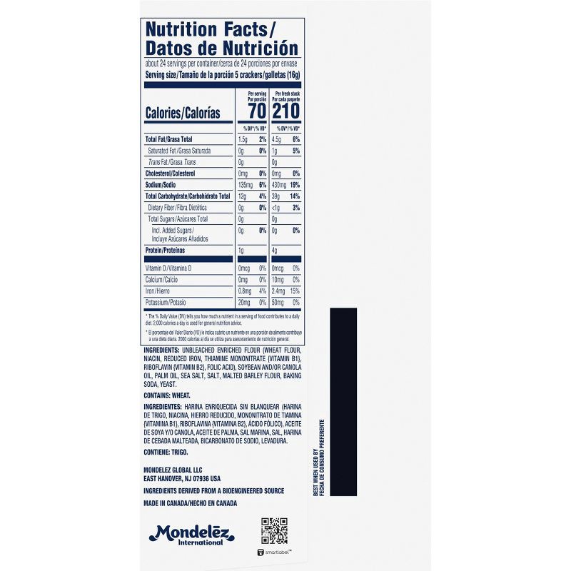 slide 12 of 15, Premium Fresh Stacks Original Saltine Crackers Travel Snacks - 13.6oz, 13.6 oz