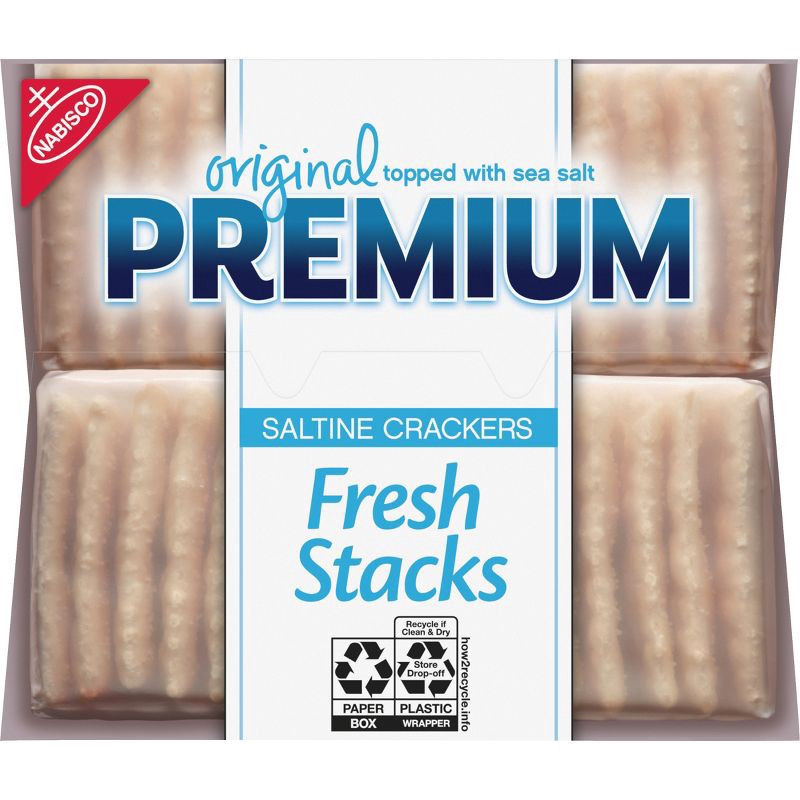 slide 13 of 15, Premium Fresh Stacks Original Saltine Crackers Travel Snacks - 13.6oz, 13.6 oz