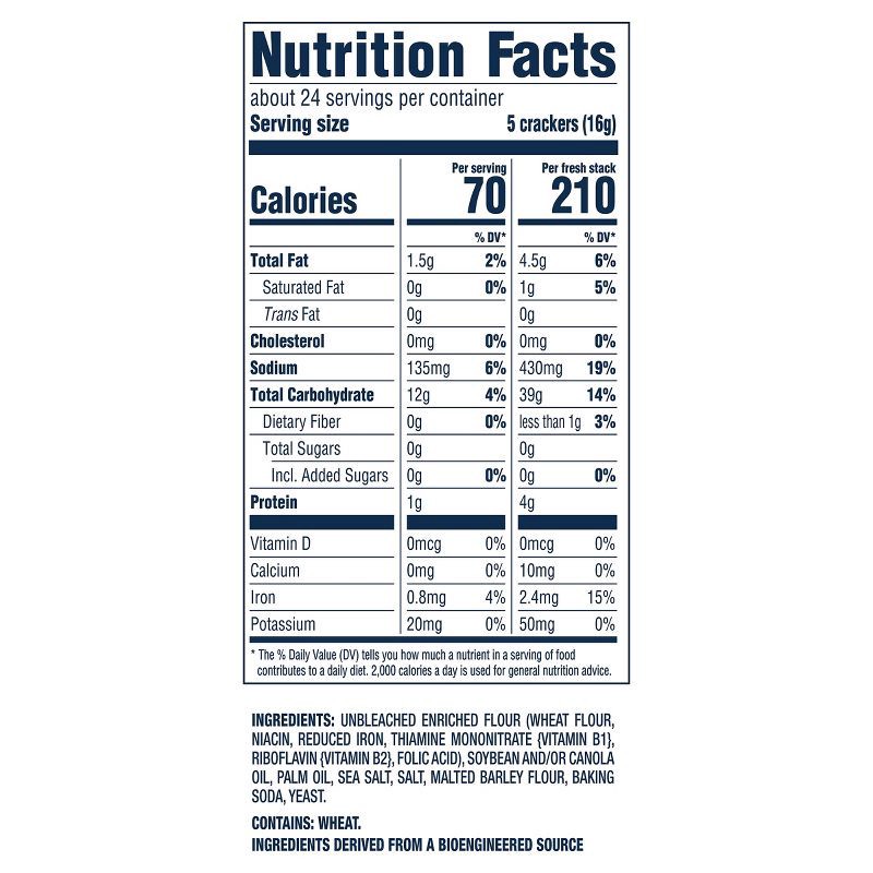 slide 4 of 15, Premium Fresh Stacks Original Saltine Crackers Travel Snacks - 13.6oz, 13.6 oz