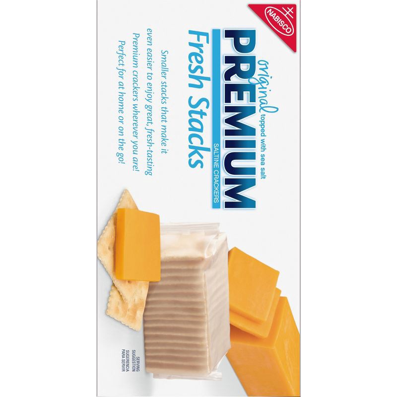 slide 11 of 15, Premium Fresh Stacks Original Saltine Crackers Travel Snacks - 13.6oz, 13.6 oz