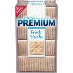 Premium Fresh Stacks Original Saltine Crackers Travel Snacks - 13.6oz