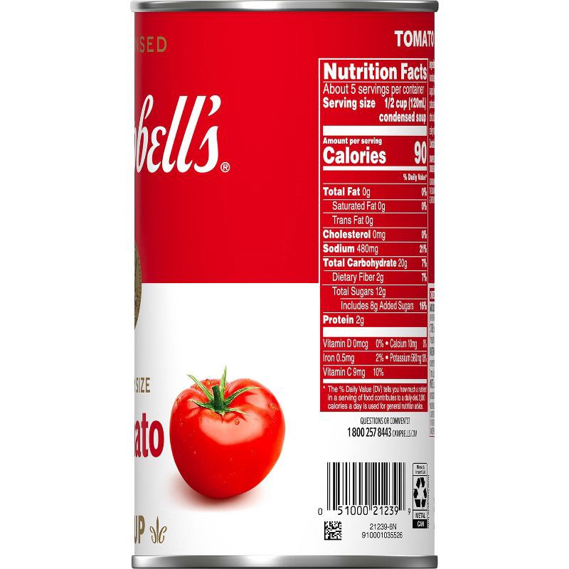 slide 11 of 12, Campbell's Condensed Family Size Tomato Soup - 23.2oz, 23.2 oz