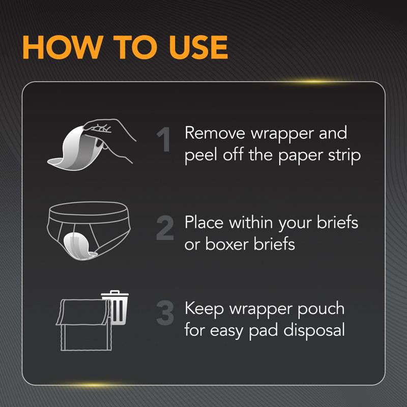 slide 8 of 9, Depend Incontinence Shields/Bladder Control Pads for Men - Light Absorbency - 58ct, 58 ct