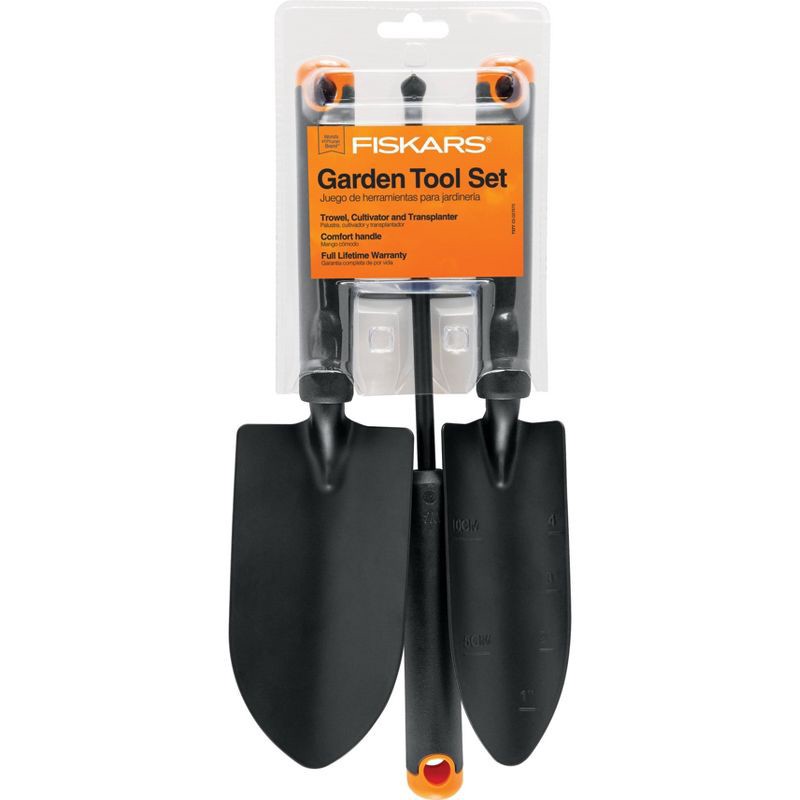 slide 1 of 4, Fiskars 3pc Garden Tool Set, 3 ct