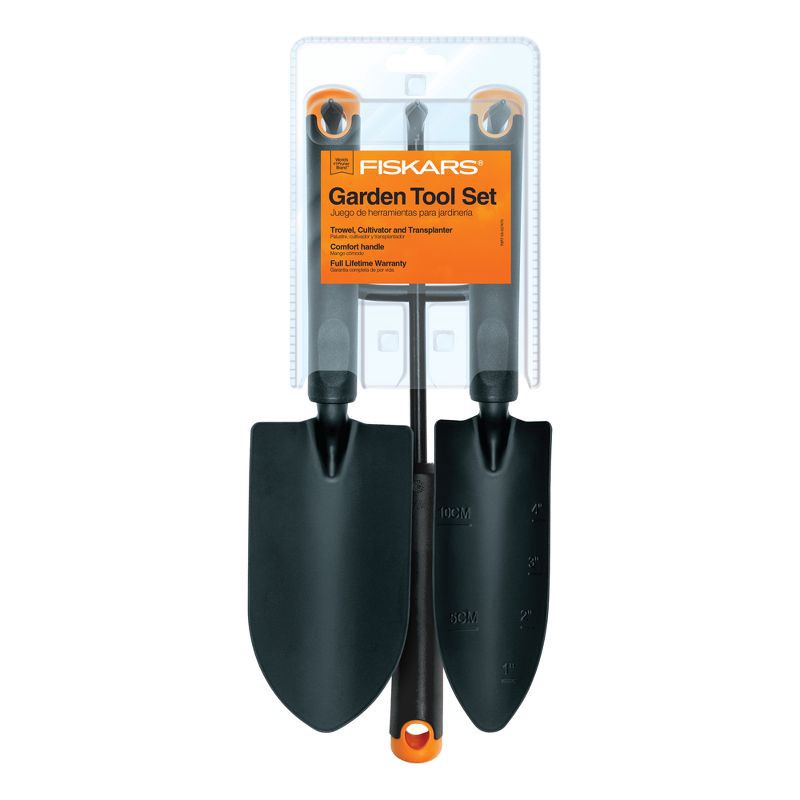 slide 1 of 9, Fiskars 3pc Garden Tool Set, 3 ct