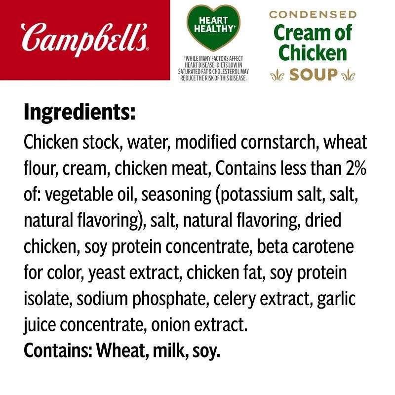 slide 8 of 11, Campbell's Condensed Healthy Request Cream of Chicken Soup - 10.5oz, 10.5 oz