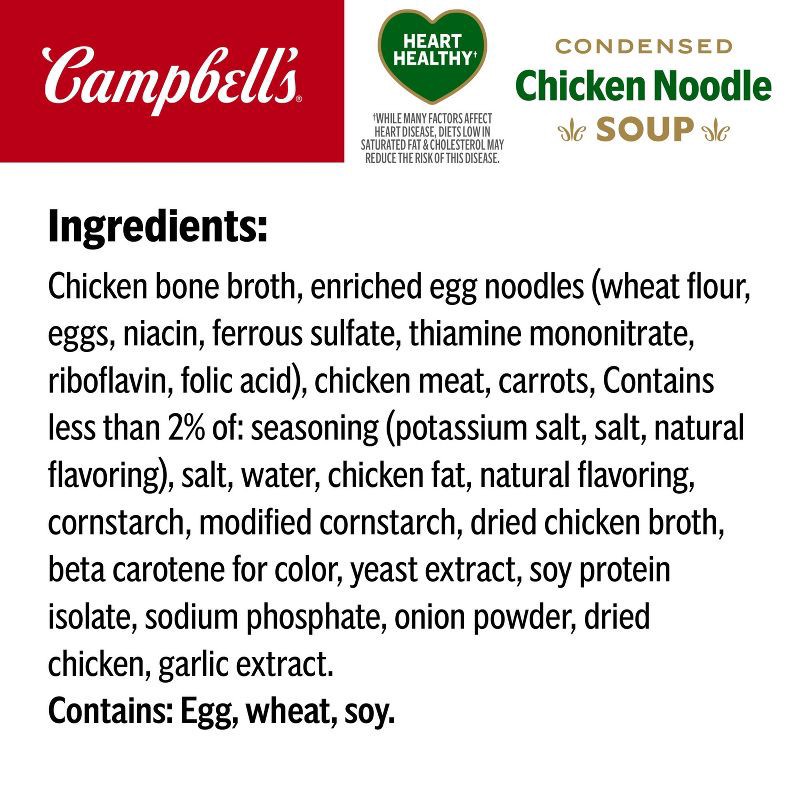 slide 7 of 12, Campbell's Condensed Healthy Request Chicken Noodle Soup - 10.75oz, 10.75 oz