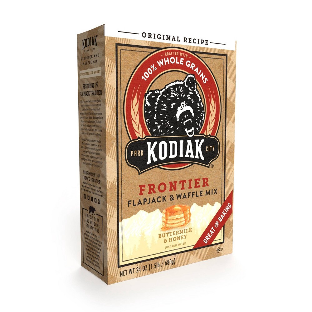 slide 5 of 6, Kodiak Cakes Flapjack & Waffle Mix Buttermilk & Honey, 24 oz