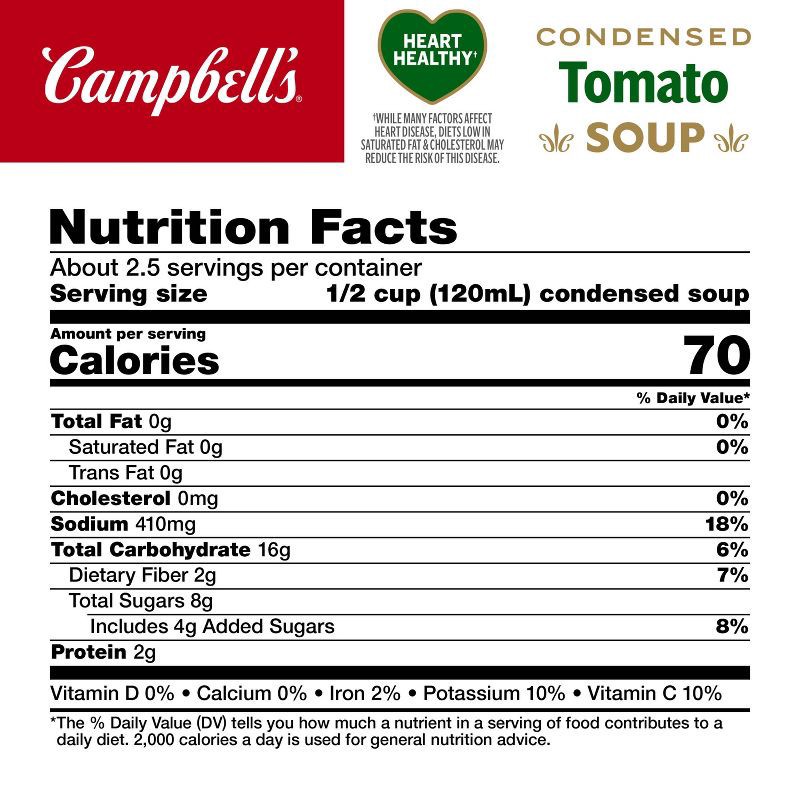 slide 8 of 12, Campbell's Condensed Healthy Request Tomato Soup - 10.75oz, 10.75 oz
