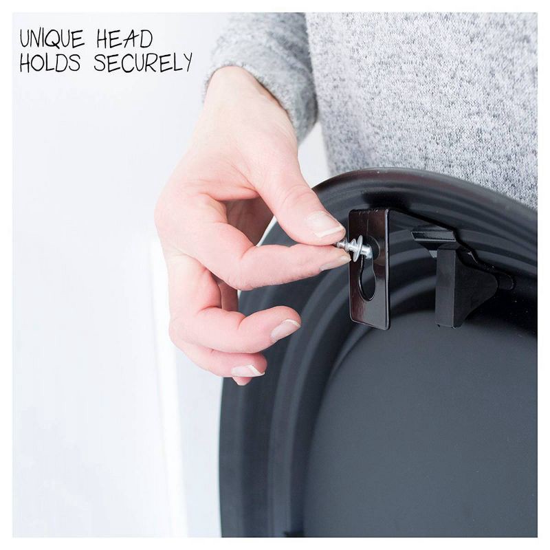 slide 8 of 8, Under the Roof Decorating Screws Nickel Project Pack: Metal Decorative Fasteners for Hanging & Wall Use, 14 Pack, 14 ct