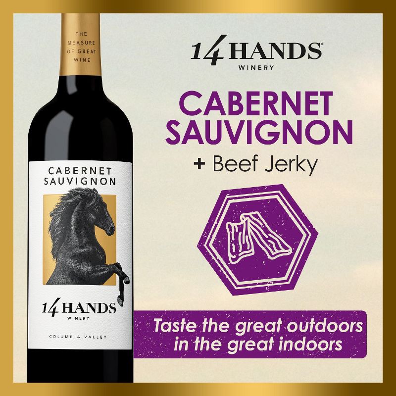 slide 4 of 7, 14 Hands Winery 14 Hands Cabernet Sauvignon Red Wine - 750ml Bottle, 750 ml