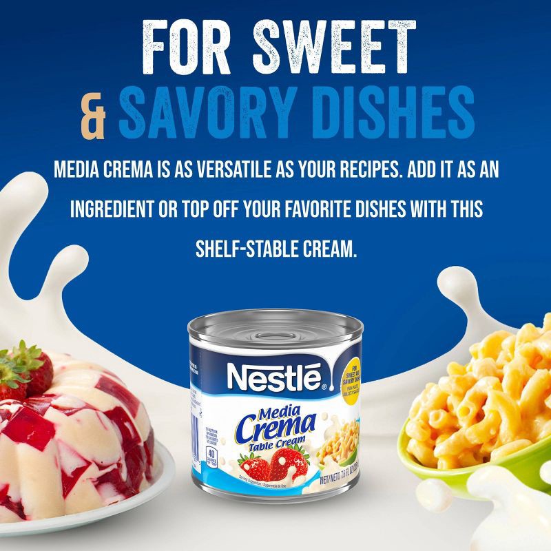 slide 3 of 9, Nestle Media Crema Light Table Cream for Desserts and Cooking - 7.6 fl oz, 7.6 oz