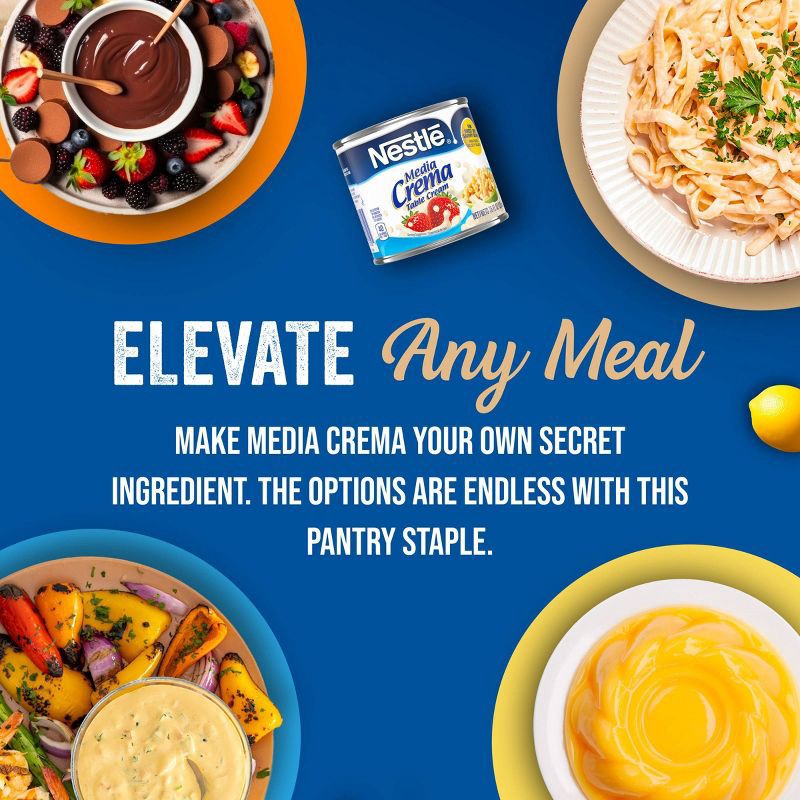 slide 5 of 9, Nestle Media Crema Light Table Cream for Desserts and Cooking - 7.6 fl oz, 7.6 oz