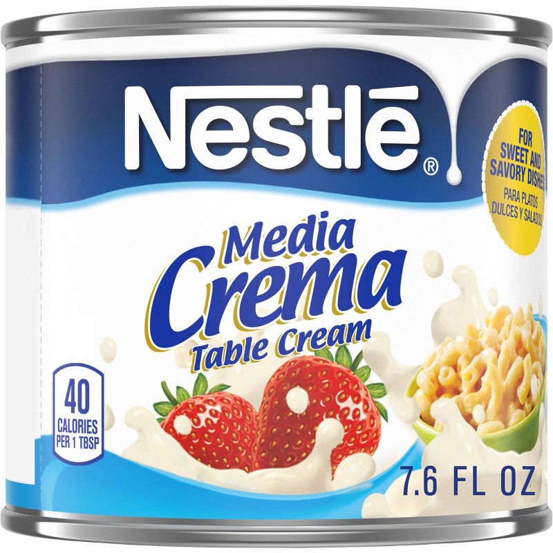 slide 1 of 9, Nestle Media Crema Light Table Cream for Desserts and Cooking - 7.6 fl oz, 7.6 oz