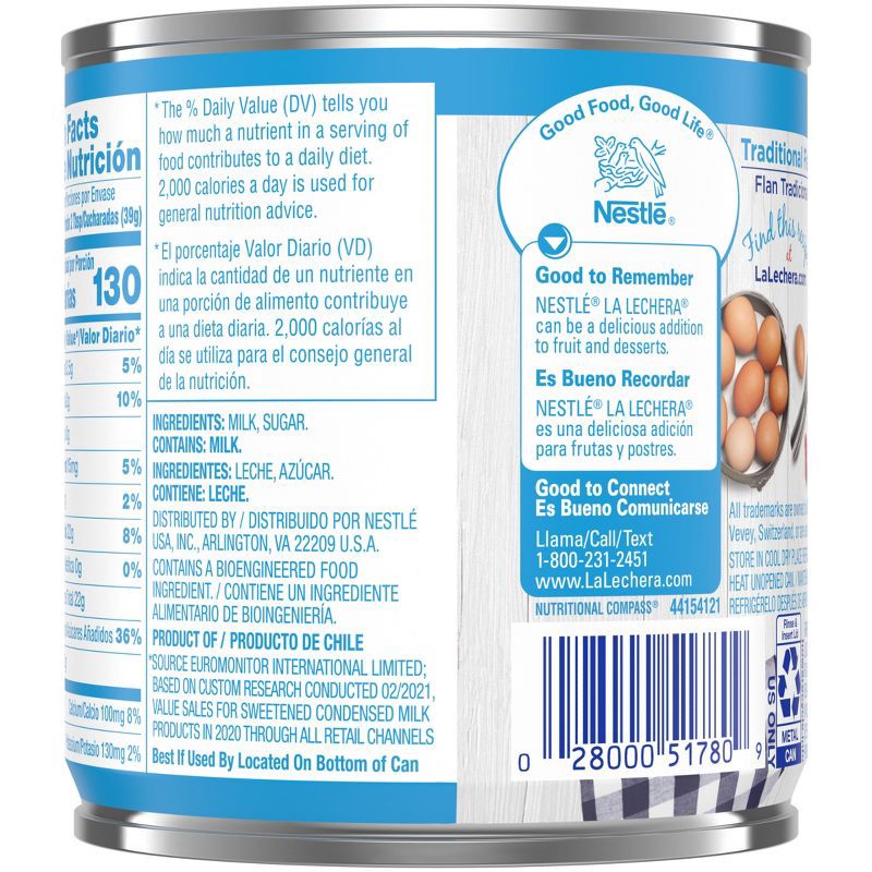 slide 2 of 5, Nestle La Lechera Sweetened Condensed Milk for Baking Cake - 14oz, 14 oz