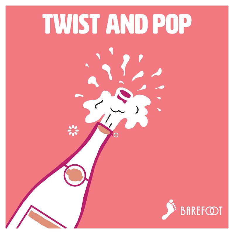 slide 6 of 12, Barefoot Bubbly Pink Moscato Champagne Sparkling Wine - 750ml Bottle, 750 ml