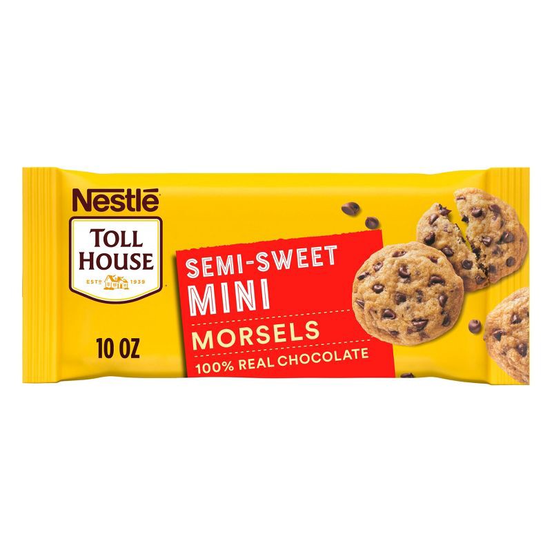 slide 13 of 13, Nestle Toll House Semi-Sweet Chocolate Mini Chocolate Chips for Cookie Baking - 10oz, 10 oz