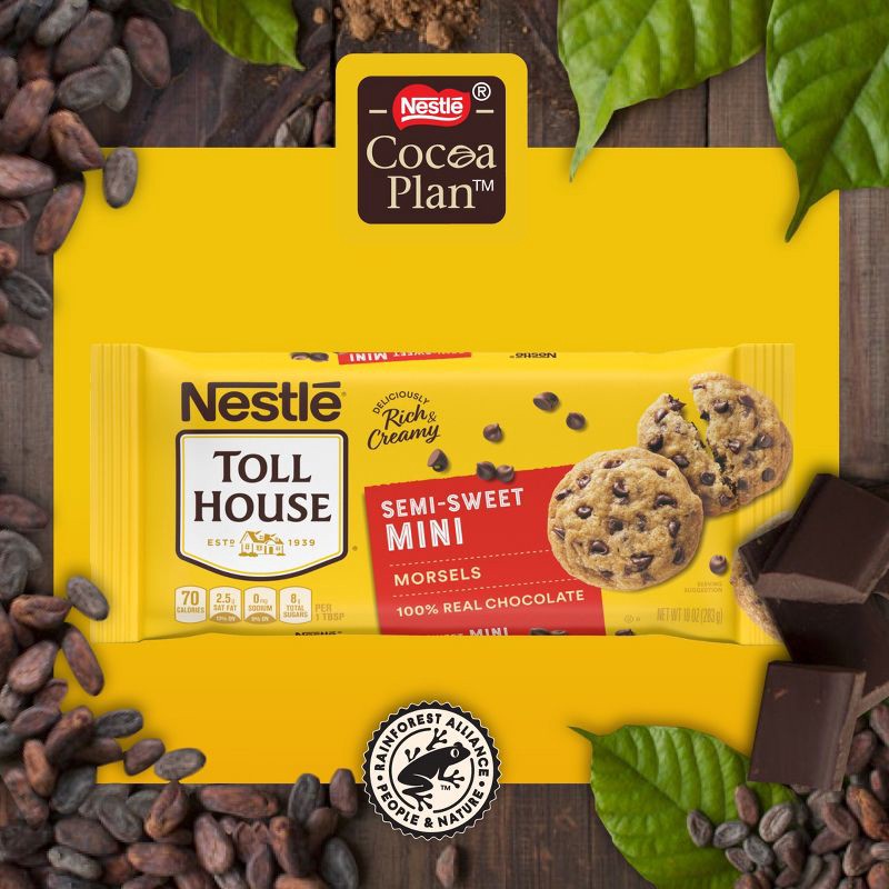 slide 7 of 13, Nestle Toll House Semi-Sweet Chocolate Mini Chocolate Chips for Cookie Baking - 10oz, 10 oz