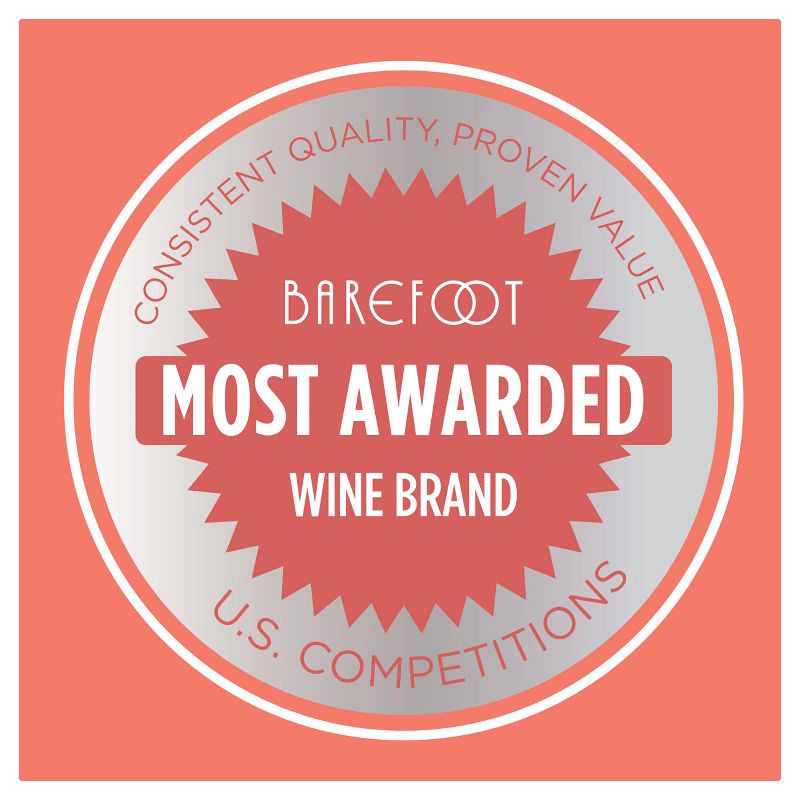 slide 8 of 11, Barefoot Cellars Pink Moscato Wine - 750ml Bottle, 750 ml