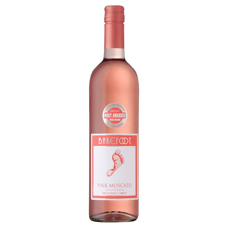 slide 11 of 11, Barefoot Cellars Pink Moscato Wine - 750ml Bottle, 750 ml