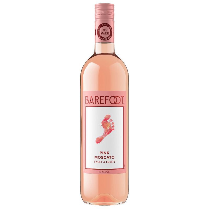 slide 1 of 7, Barefoot Cellars Pink Moscato Wine - 750ml Bottle, 750 ml