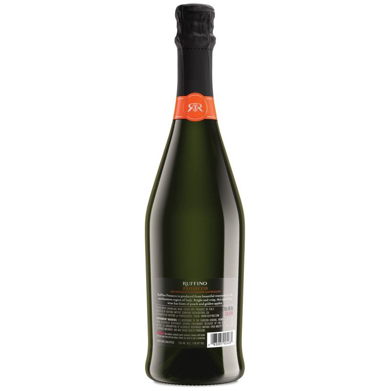 slide 2 of 15, Ruffino Glera Prosecco DOC Italian White Sparkling Wine - 750ml Bottle, 750 ml