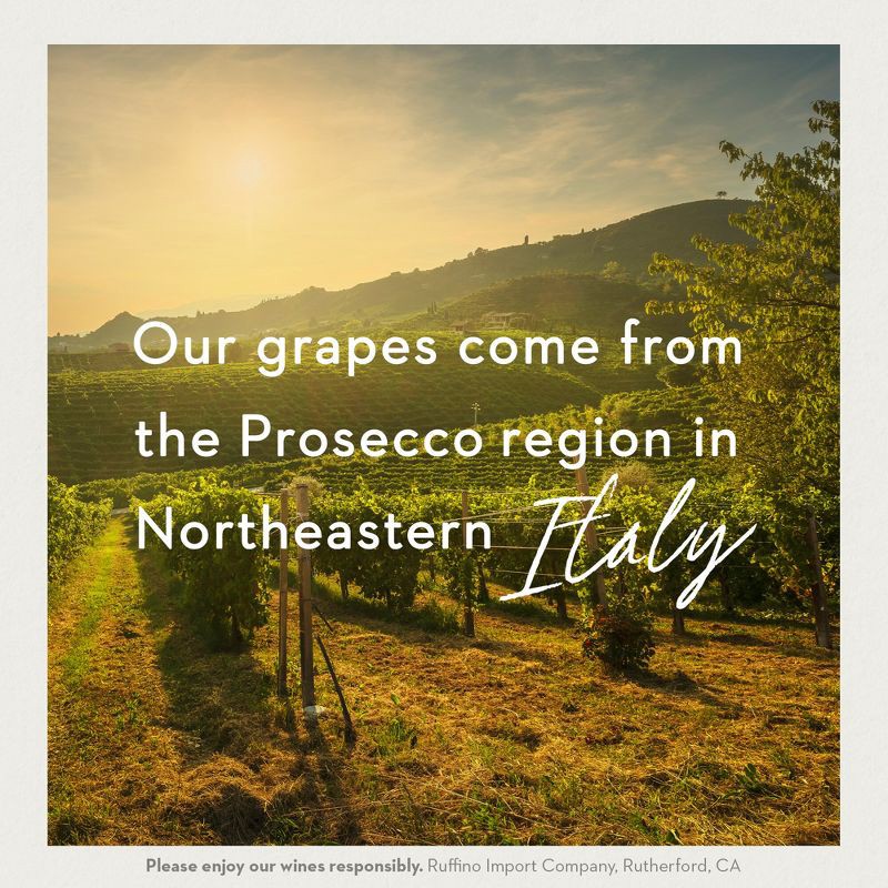slide 6 of 15, Ruffino Glera Prosecco DOC Italian White Sparkling Wine - 750ml Bottle, 750 ml