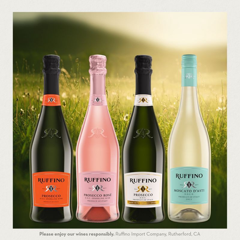 slide 8 of 15, Ruffino Glera Prosecco DOC Italian White Sparkling Wine - 750ml Bottle, 750 ml