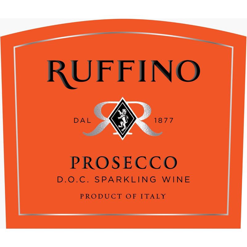 slide 10 of 15, Ruffino Glera Prosecco DOC Italian White Sparkling Wine - 750ml Bottle, 750 ml