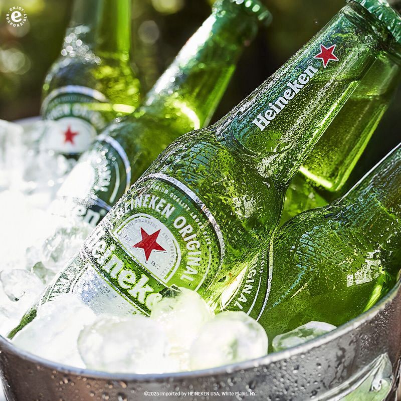 slide 3 of 9, Heineken Original Lager Beer Beer - 18pk/12 fl oz Bottles, 18 ct; 12 fl oz