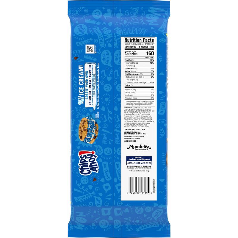 slide 2 of 13, Chips Ahoy! Original Chocolate Chip Cookies Family Size -18.2oz, 18.2 oz