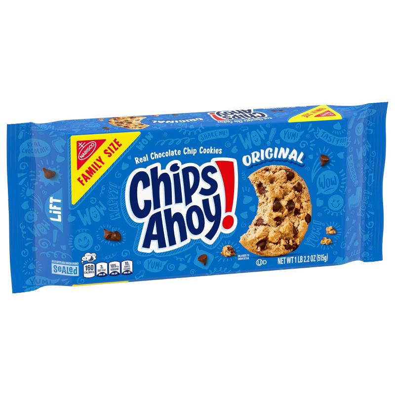slide 7 of 15, Chips Ahoy! Original Chocolate Chip Cookies Family Size -18.2oz, 18.2 oz
