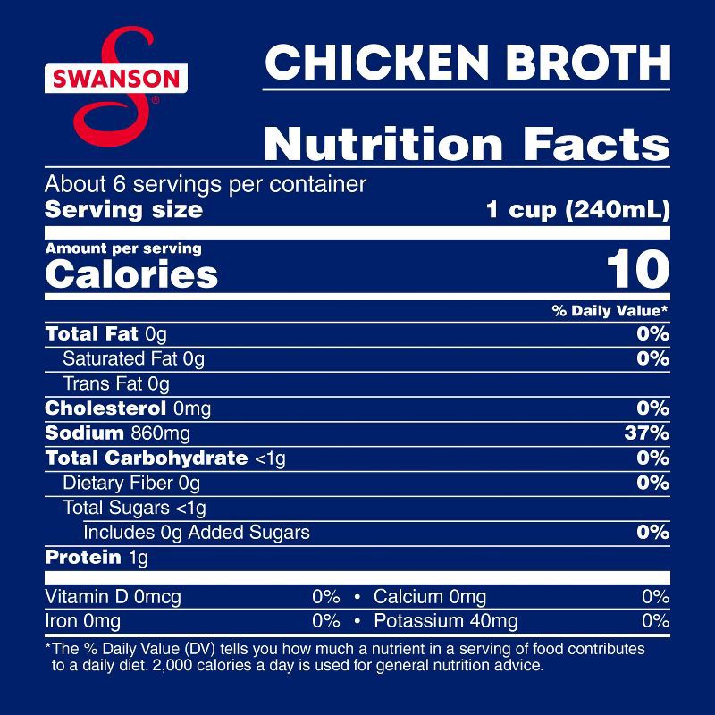 slide 3 of 16, Swanson 100% Natural Gluten Free Chicken Broth - 48oz, 48 oz