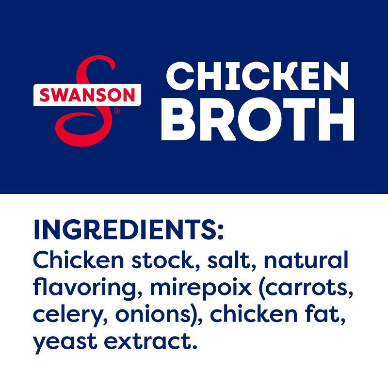 slide 4 of 16, Swanson 100% Natural Gluten Free Chicken Broth - 48oz, 48 oz