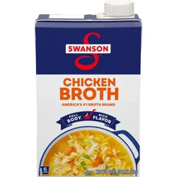Swanson 100% Natural Gluten Free Chicken Broth - 48oz