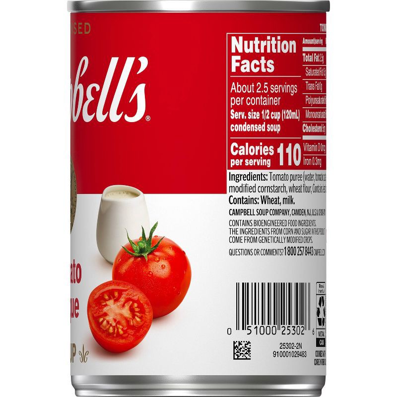 slide 7 of 11, Campbell's Condensed Tomato Bisque Soup - 11oz, 11 oz