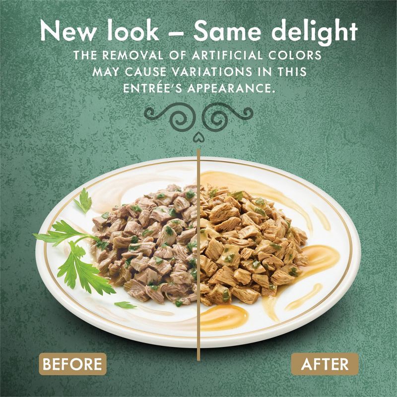 slide 2 of 9, Purina Fancy Feast Medleys In a Delicate Sauce Gourmet Wet Cat Food White Meat Chicken Florentine with Garden Greens - 3oz, 3 oz