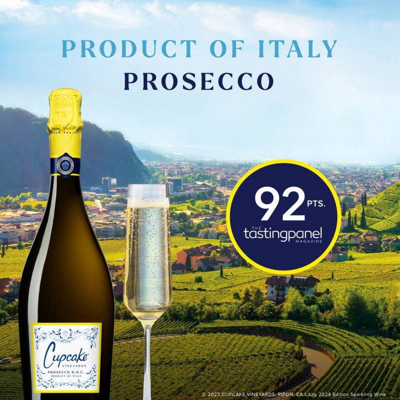 slide 7 of 9, Cupcake Vineyards Cupcake Prosecco Wine - 750ml Bottle, 750 ml