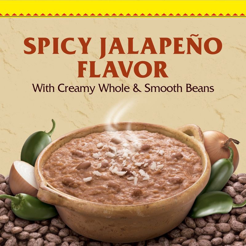 slide 2 of 5, Rosarita Spicy Jalapeño Refried Beans - 16oz, 16 oz