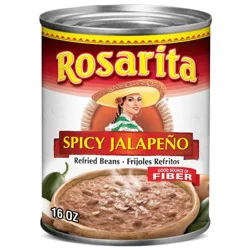 Rosarita Spicy Jalapeño Refried Beans - 16oz