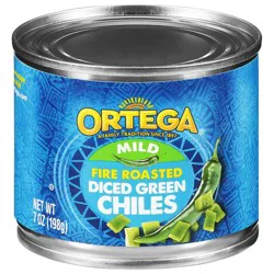 Ortega Fire Roasted Diced Green Chiles - 7oz