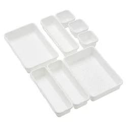Interlocking Drawer Organizer Set - White - Room Essentials