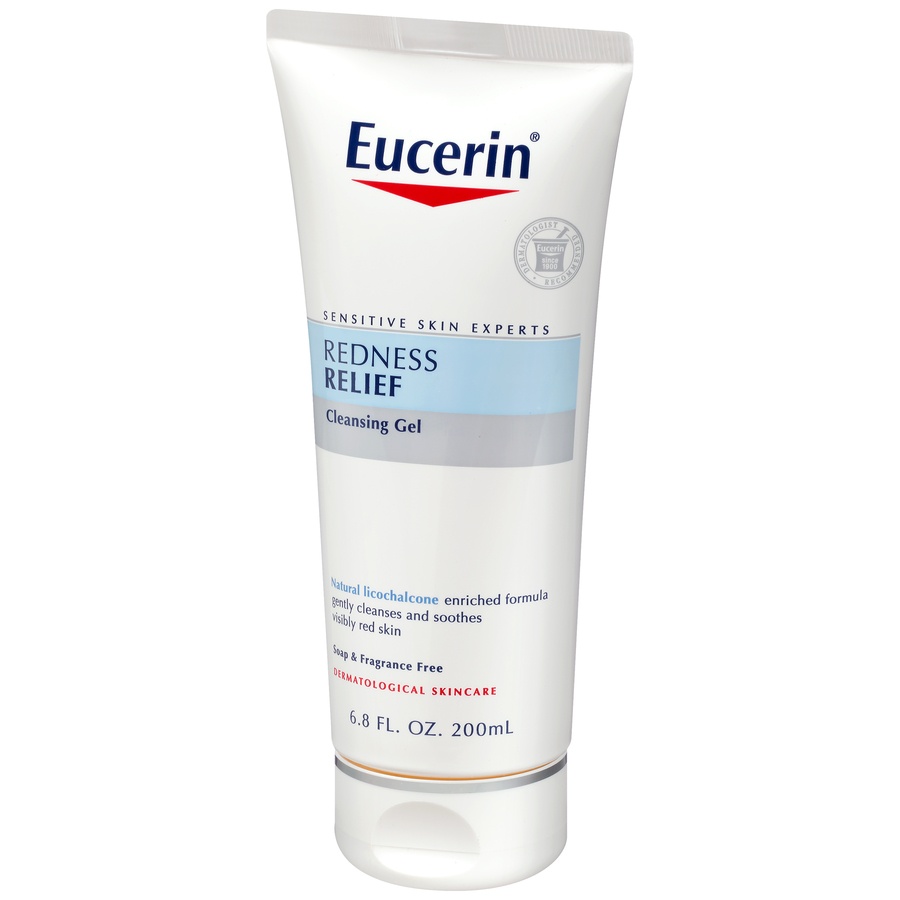 slide 3 of 7, Eucerin Redness Relief Soothing Cleanser For Sensitive Skin, 6.8 oz